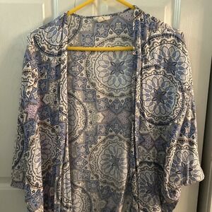 Entro Women's Small Spring Summer Cardigan Cover Up Lightweight